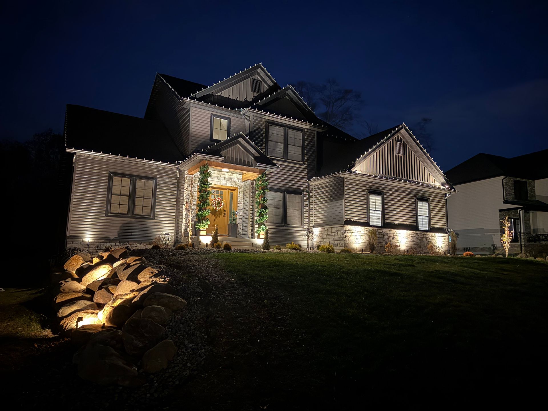 Landscape lighting in Poland