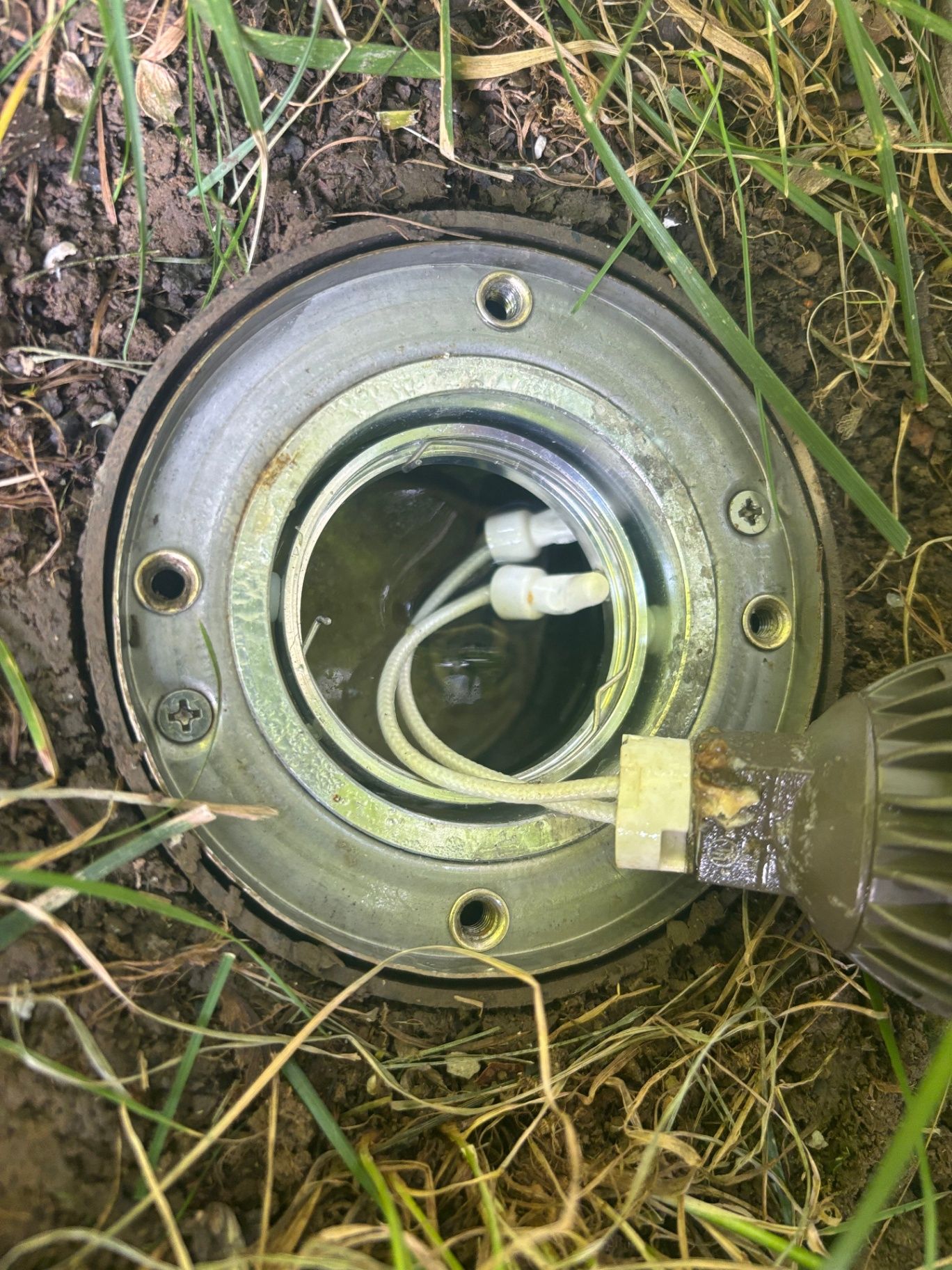 Water-damaged fixture requiring repair
