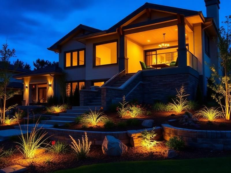 Outdoor pathway lighting project